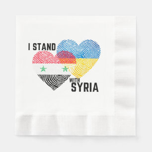 Serviette En Papier Priez pour la Syrie