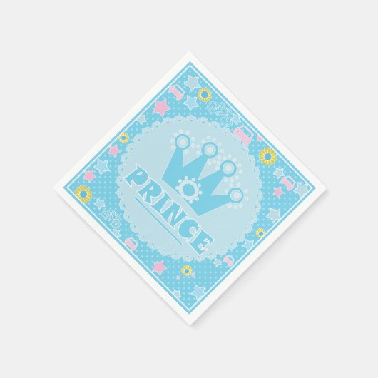 Serviette En Papier Prince. (Coin)