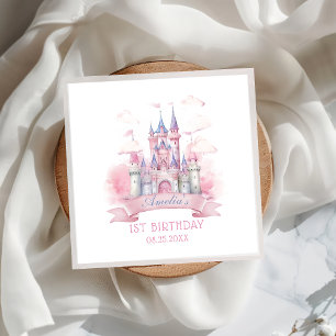Serviette En Papier Princess Castle Anniversaire Papier de fête Napkin