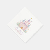 Serviette En Papier Princess Castle Girls Birthday Party (Coin)