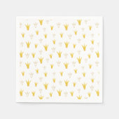 Serviette En Papier Princess Gold Crown (Devant)