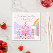 Serviette En Papier Princess Royal Castle (En situation)