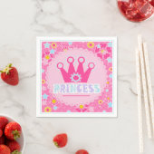 Serviette En Papier Princesse. (En situation)