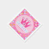 Serviette En Papier Princesse. (Coin)