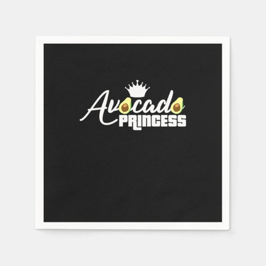 Serviette En Papier Princesse Avocado (Devant)