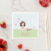 Serviette En Papier Princesse des Fées de Woodland (En situation)