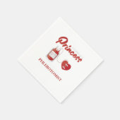 Serviette En Papier Princesse Phlebotomiste Phlebotomie Syringe Sang G (Coin)