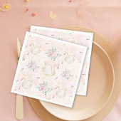 Serviette En Papier Princesse Swan