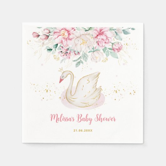 Serviette En Papier Princesse Swan (Devant)