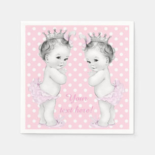Serviette En Papier Princesse Twin Girl Douche