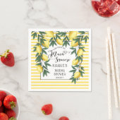 Serviette En Papier Principale Squeeze citrons Fête des mariées tropic (En situation)