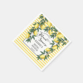 Serviette En Papier Principale Squeeze citrons Fête des mariées tropic (Coin)