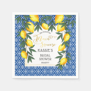 Serviette En Papier Principale Squeeze citrons Fête des mariées tropic