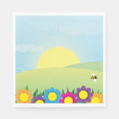 Serviette En Papier Printemps (Devant)