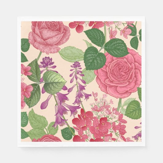 Serviette En Papier printemps (Devant)