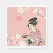 Serviette En Papier Printemps (Devant)