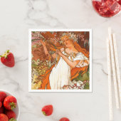 Serviette En Papier Printemps 1896 (En situation)
