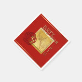 Serviette En Papier Printemps chinois porc Nouvel an 2019 Papier Napki (Coin)