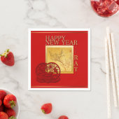 Serviette En Papier Printemps chinois Rat Année 2020 Papier de partie  (En situation)