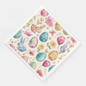 Serviette En Papier Printemps de Pâques 6 (Coin)