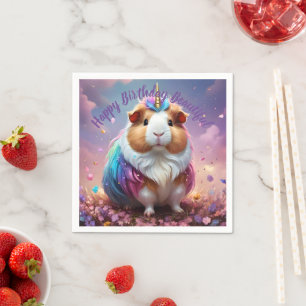 Serviette En Papier Prism Pigtail : Le Cobaye Licorne Radiante,
