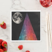 Serviette En Papier Prisme lunaire (En situation)