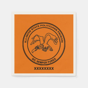 Serviette En Papier Prison des politiciens de l'Illinois