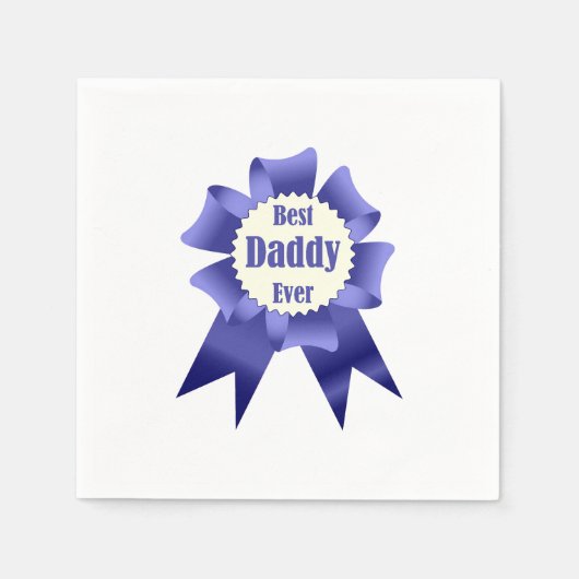 Serviette En Papier Prix Best Daddy Ever pour le Père (Devant)