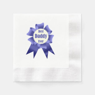 Serviette En Papier Prix Best Daddy Ever pour le Père