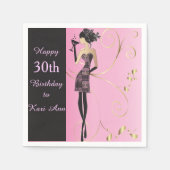 Serviette En Papier Prix Customize (Devant)