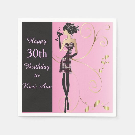 Serviette En Papier Prix Customize (Devant)