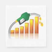 Serviette En Papier Prix du carburant (Devant)