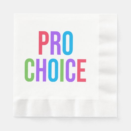 Serviette En Papier Pro-Choice Roe contre Wade Feminist Women's Rights (Devant)