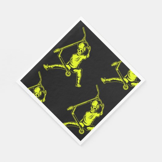 Serviette En Papier Pro Scooter Free Rider Traces (Coin)