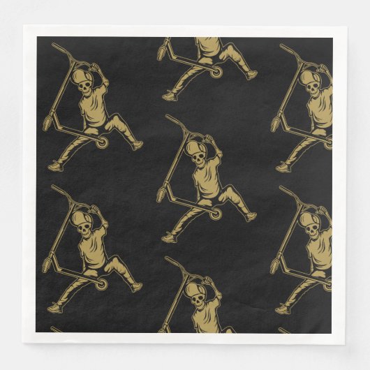 Serviette En Papier Pro Scooter Free Rider Traces (Devant)