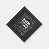 Serviette En Papier Professeur Cadeaux | Bleib Enseignant Positiv Math (Coin)