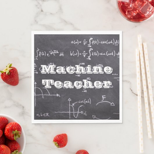 Serviette En Papier Professeur de machine (En situation)