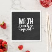 Serviette En Papier Professeur de mathématiques Équipe d'enseignants d (En situation)