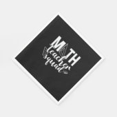 Serviette En Papier Professeur de mathématiques Équipe d'enseignants d (Coin)