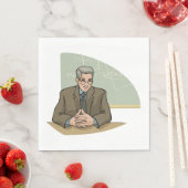 Serviette En Papier Professeur En Classe Napkins (En situation)