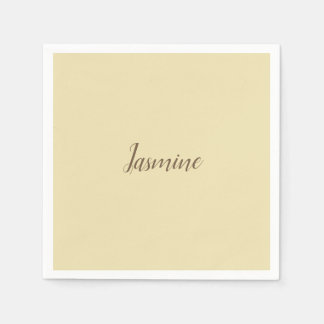 Serviette En Papier Professionnel Moderne Minimaliste Pastel Couleur B