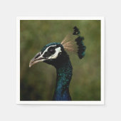Serviette En Papier Profil de Peacock (Devant)