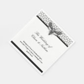 Serviette En Papier Programme de mariage crâne de papillon gothique – (Coin)