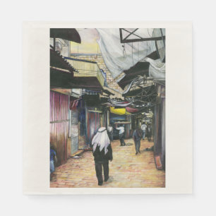 Serviette En Papier Promenez-vous à travers l'Antiquité, Jérusalem