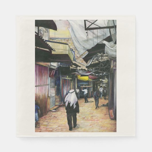 Serviette En Papier Promenez-vous à travers l'Antiquité, Jérusalem (Devant)