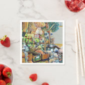 Serviette En Papier Promesses charmantes d'un centre Fine Tekka Singap (En situation)