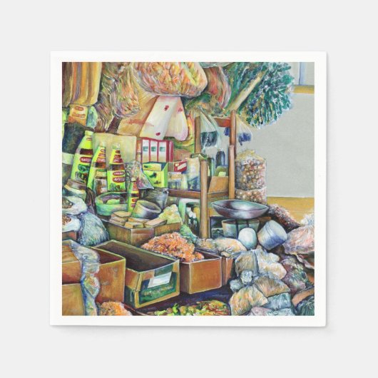 Serviette En Papier Promesses charmantes d'un centre Fine Tekka Singap (Devant)