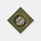 Serviette En Papier Promotion Capitaine CPT   (Coin)