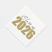 Serviette En Papier Promotion de 2026 pailletée d'or (Coin)