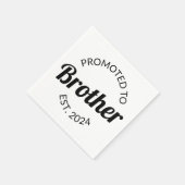 Serviette En Papier Promu À Frère Est. 2024 I (Coin)